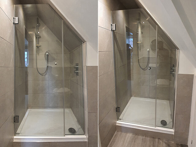 Harpenden - Bespoke Hinged Door With Inline Panel