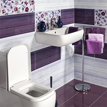 Ahmco Bathrooms purple