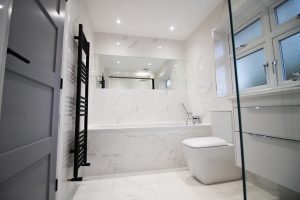 Completed Marble Bathroom