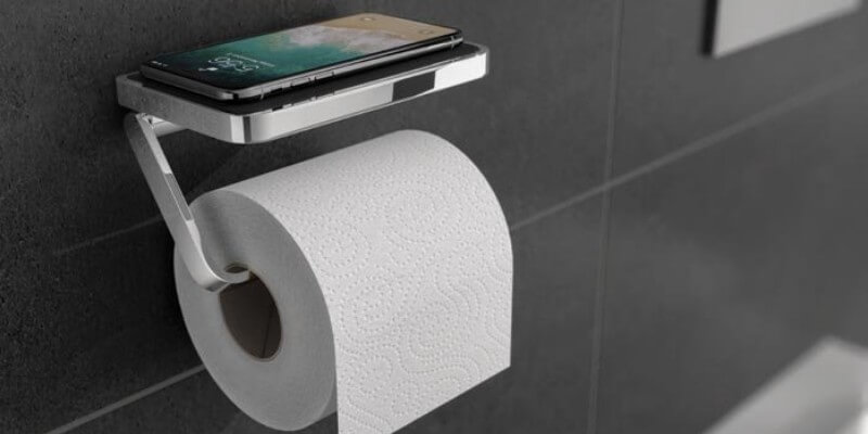 Toilet Roll Holder By HiB