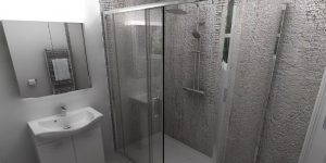 Grey Bathroom Modern Design