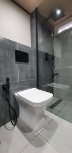 black fittings shower