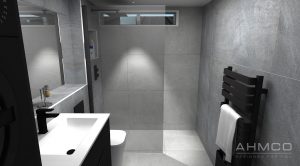 CAD Drawing Of Completed Bathroom