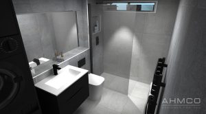 CAD Drawing Of Finished Bathroom