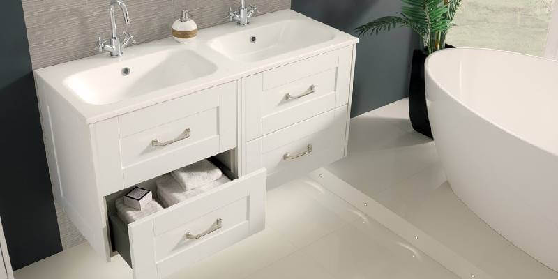 white vanity