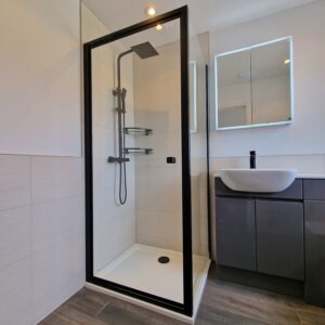 matt-black-shower-finished Matt Black Shower Enclosure