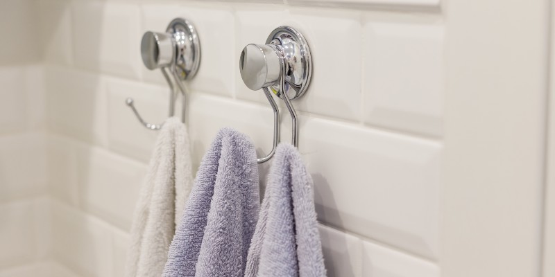 hooks for towels and storage