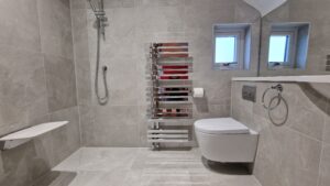 full view of bathroom