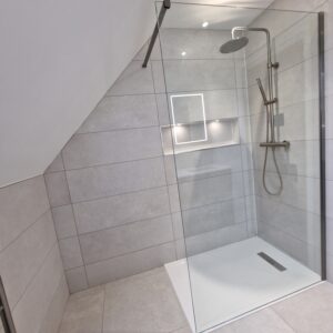 walk in shower for client