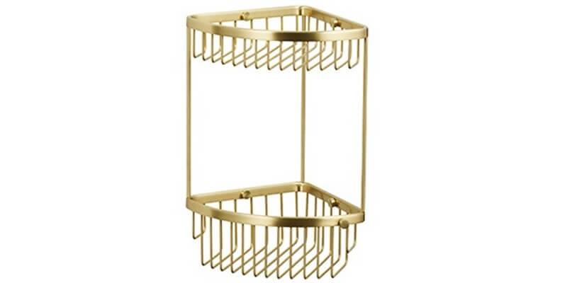 Gold Shower Basket