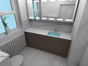 Small Ensuite Cabinets